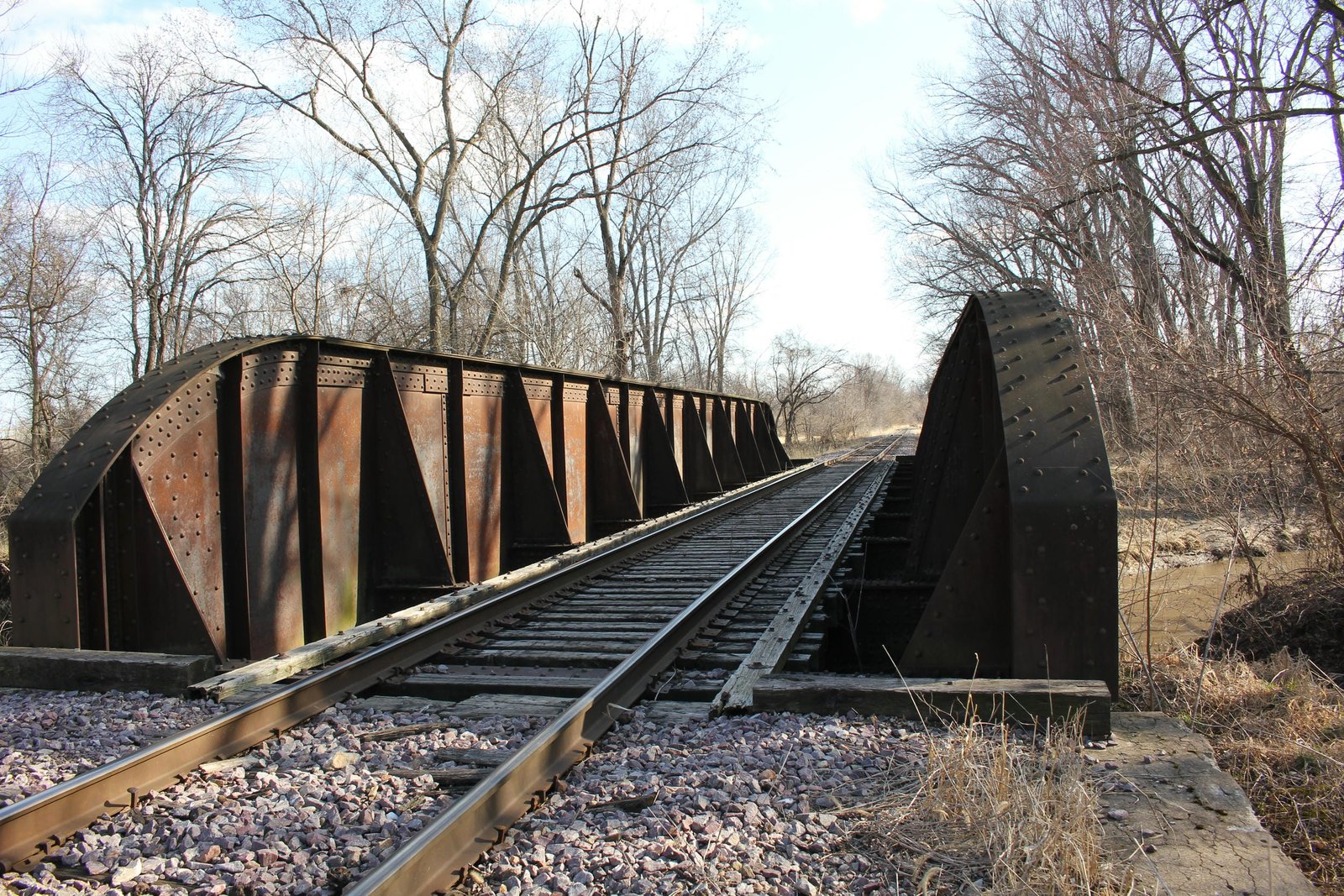 Looking south